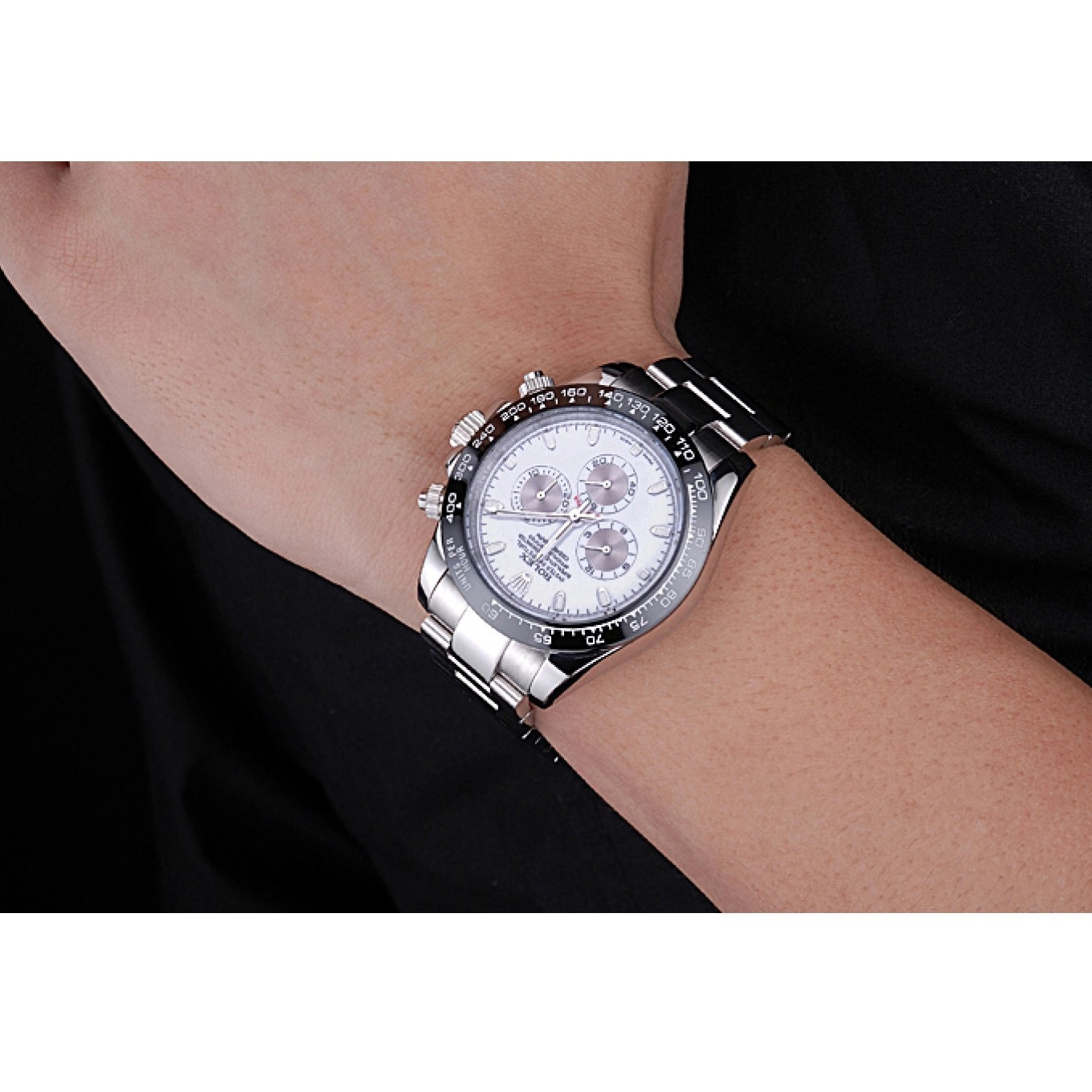 Aaa replica watch White Dial Stainless Bracelet Daytona Rolex 622542 Steel Cosmograph 0713